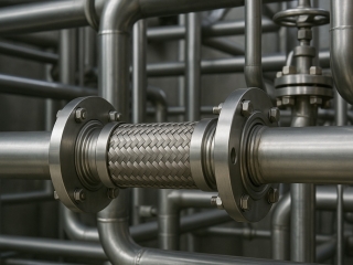 Khớp nối mềm inox trong công nghiệp