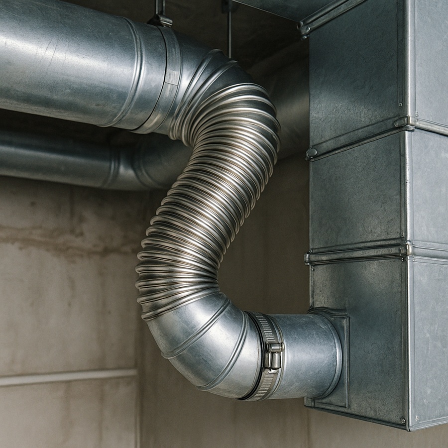 ống mềm inox 304 trong HAVC